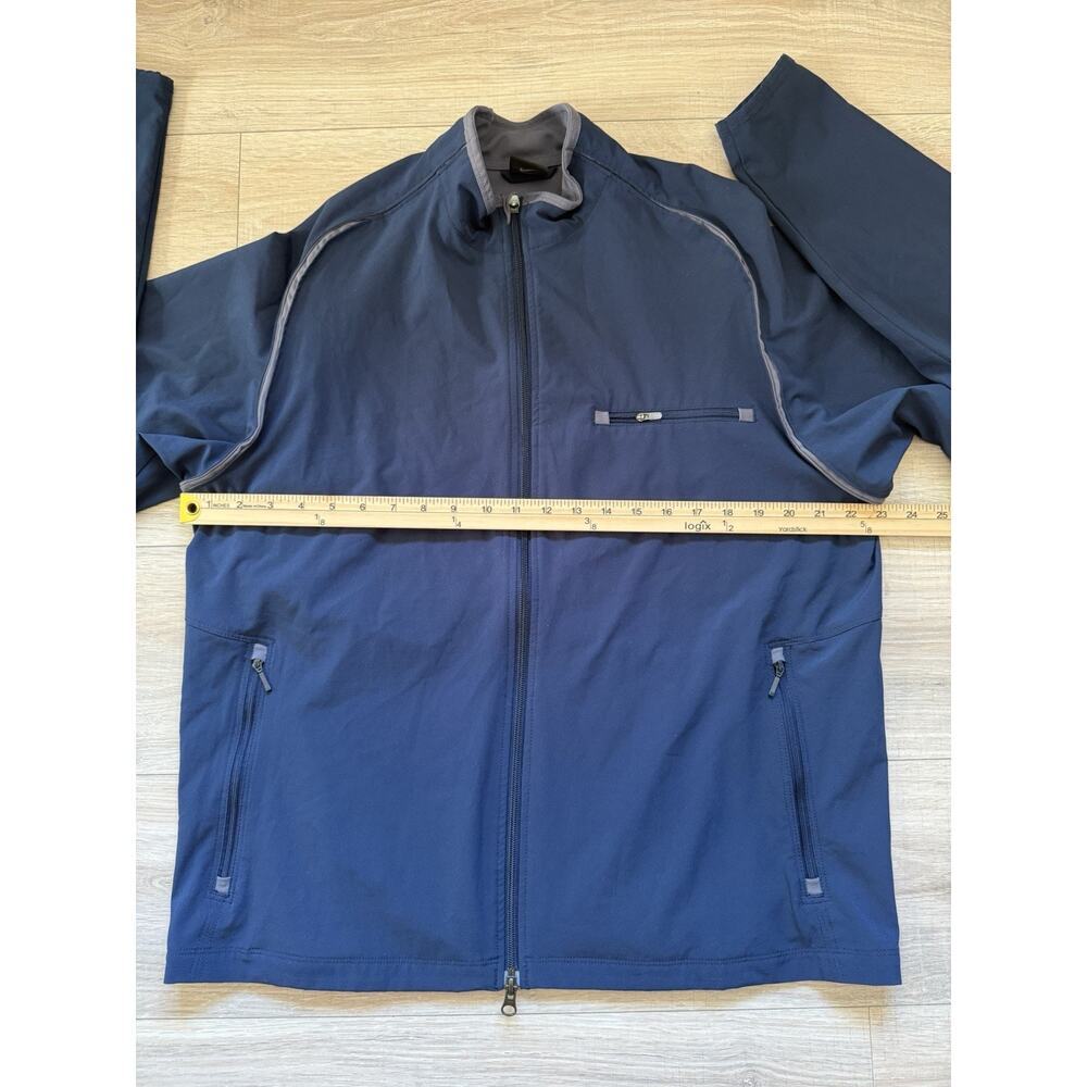 Nike Men’s Full-Zip Performance Jacket – Size Large – Blue/Gray Trim - Picture 8 of 11